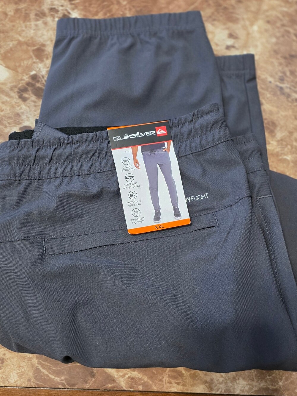 Quiksilver Men’s Dark Gray Everyday Flight Joggers